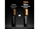 Pilas AAA - Duracell PLUS AAA LR03 / LR3, Pilas alcalinas, Pack 12 Uds, 1.5 V, MN2400, Universal, Negro