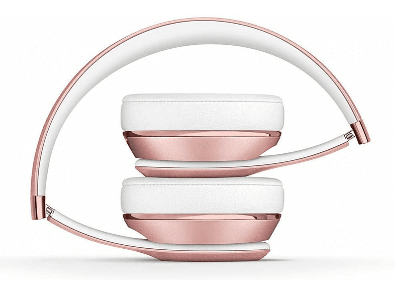 Auriculares inalámbricos - Beats Solo 3, De diadema, Bluetooth, Supresión de ruido, Hasta 40h, Oro rosa