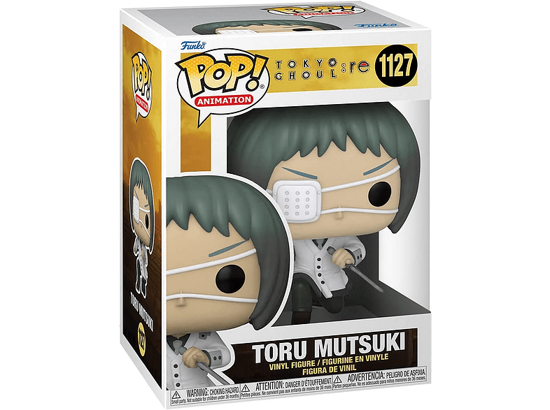Figura - Funko POP! Tokyo Ghoul: Re -Tooru Mutsuki, Vinilo, 9.50 cm, Multicolor