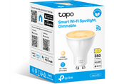 Bombilla inteligente - TP-Link Tapo L610, LED, RGB, 350 lm, Control voz, Regulable, GU10, Blanco