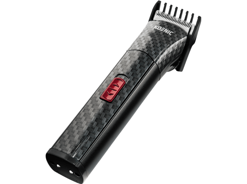 Barbero - Koenic KBT 40520, 50 min, 1000 mAh, 6 Niveles de longitud, Acero inoxidable, Lavable, Negro