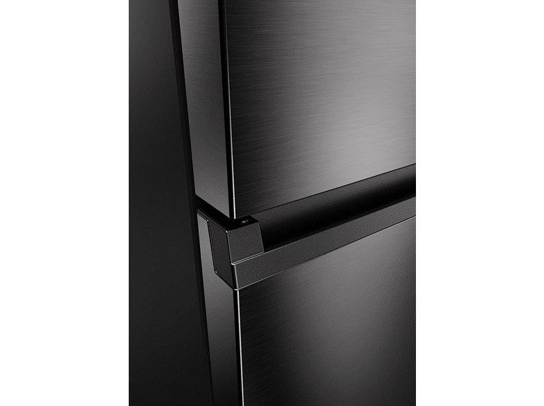 Frigorífico combi - Haier 2D HDW3620DNPD, 377L, Total No Frost, 200cm, Motor Inverter, Wi-Fi, Botellero, Dark Inox