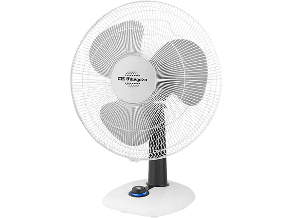Ventilador de sobremesa - Orbegozo TF 0133 Potencia 40W, 3 Velocidades, Función oscilación