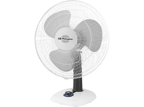 Ventilador de sobremesa - Orbegozo TF 0133 Potencia 40W, 3 Velocidades, Función oscilación