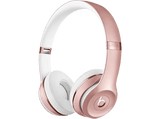 Auriculares inalámbricos - Beats Solo 3, De diadema, Bluetooth, Supresión de ruido, Hasta 40h, Oro rosa