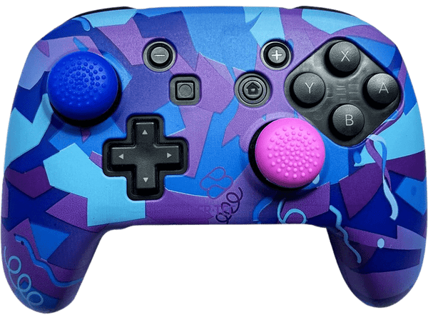 Funda + grips - FR-Tec FT1052, Para Nintendo Switch Pro Controller, Silicona, Multicolor
