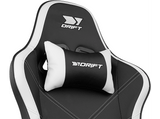 Silla gaming - Drift DR90 Pro V8, 2D (regulable en altura y anchura), Hasta 150 kg, Blanco