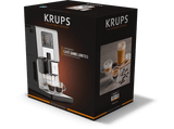 Cafetera superautomática - Krups Intuition Experience + EA877D10, 1550 W, 15 bar, 3 L, 8 perfiles, 3 temp., 2 tazas,  Pantalla táctil, OLED, Metal