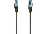Cable de red - Hama 4363, 1.50 m, Cat-6A, 10 Gbit/s, S/FTP, Negro