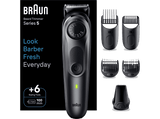 Barbero - Braun Series 5 BT5450, Recortadora De Barba, 40 Ajustes de longitud, 5 accesorios, 100 min autonomía