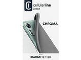 Funda - Cellular Line MOODXIAO12K, Para Xiaomi 12, Trasera, Goma blanda, Negro