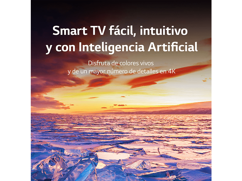 TV LED 55 - LG 55UQ81006LB, UHD 4K, Inteligente a5 Gen5 AI Processor 4K, Smart TV, DVB-T2, Negro