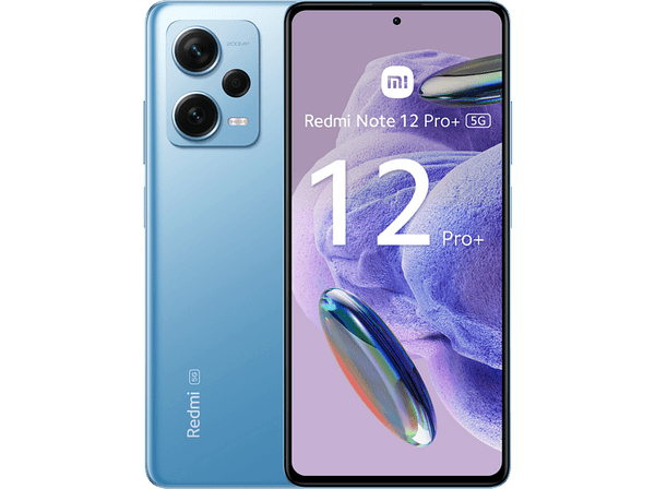 Móvil - Xiaomi Redmi Note 12 Pro + 5G, 256 GB, Azul, 8 GB RAM, 6.67" AMOLED FHD+ 120Hz, MediaTek Dimensity 1080 2,6 Ghz, 5000 mAh, Android