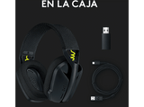 Auriculares gaming - Logitech G G435, Inalámbricos, Diadema Bluetooth, 83.1 dB, 18 h, Micrófono, Negro