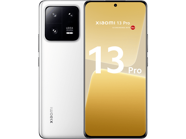 Móvil - Xiaomi 13 Pro, Blanco, 256 GB, 12 GB, 6.73" QHD+ AMOLED 120 Hz, Snapdragon® 8 Gen 2, 4820 mAh, Android 13 - MIUI 14