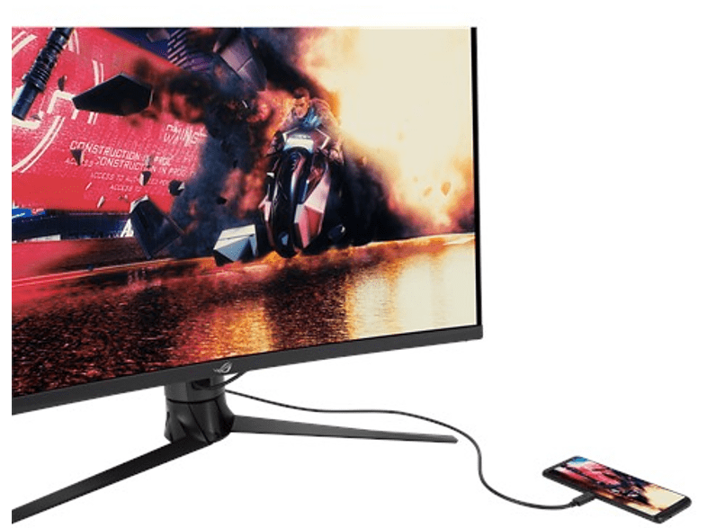 Monitor gaming - ASUS ROG Strix XG32VC , 31.5 Quad HD LED, Curvo, 1 ms, 170 Hz, HDMI, Negro