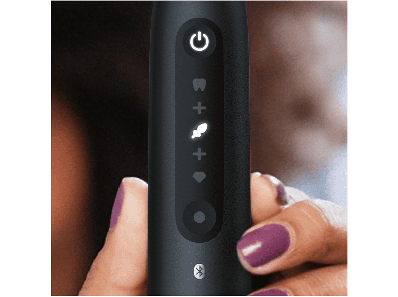 Cepillo eléctrico - Oral-B iO 5S, Con 1 Cabezal Y 1 Estuche De Viaje, Diseñado Por Braun, Negro