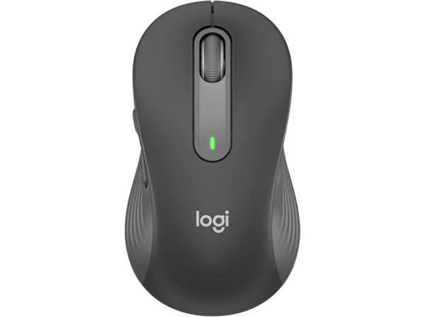 Ratón inalámbrico - Logitech Signature M650, 2000 ppp, 5 Botones, Bluetooth, Seguimiento óptico, Negro