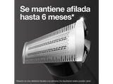 Afeitadora corporal - Braun XT5100, Recortadora de Vello, Nariz y Orejas, Peine SkinGuard, Lámina 4D, Negro