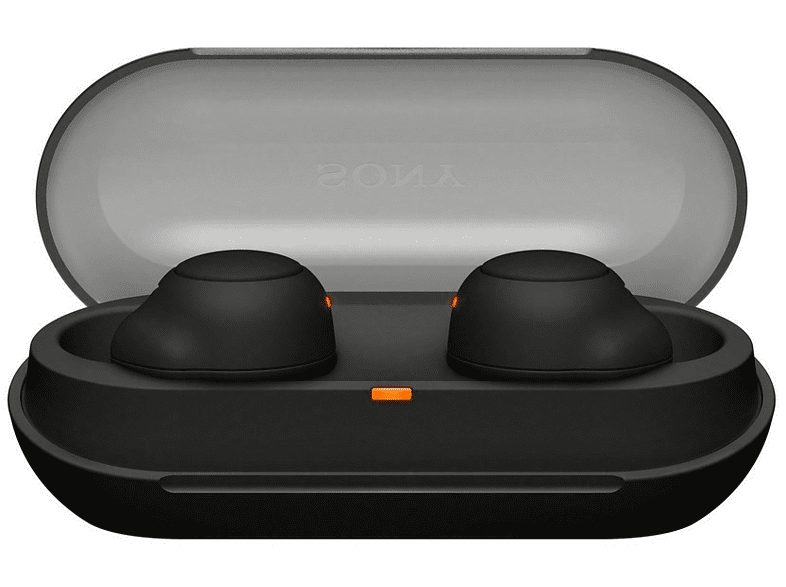 Auricular True Wireless - Sony WFC500B, Resistente al agua, Voice assist., Bluetooth, Carga rápida, 20h, Negro