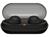 Auricular True Wireless - Sony WFC500B, Resistente al agua, Voice assist., Bluetooth, Carga rápida, 20h, Negro