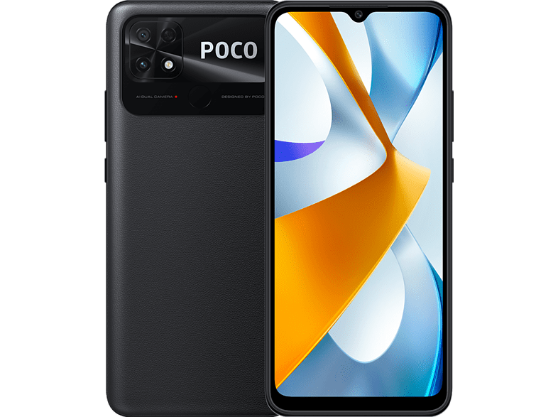 Móvil - POCO C40, Negro Asfalto, 32 GB, 3 GB RAM, 6.71 HD+, Procesador JLQ JR510 2.0 GHz, 6000 mAh, Android