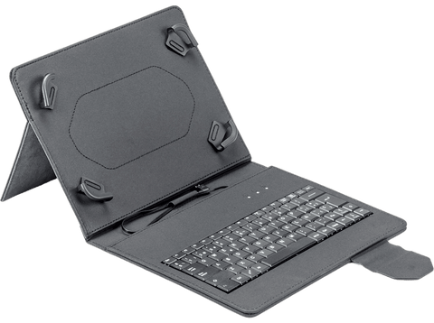 Funda tablet - Maillon Technologique MTKEYUSBSPA, Para tablet de 9.7” a 11”, Con teclado, Tipo libro, Universal, Multicolor