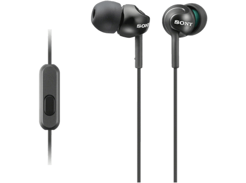 Auriculares botón - Sony MDR-EX110APB.CE7 Negro, 103dB, Especial Android