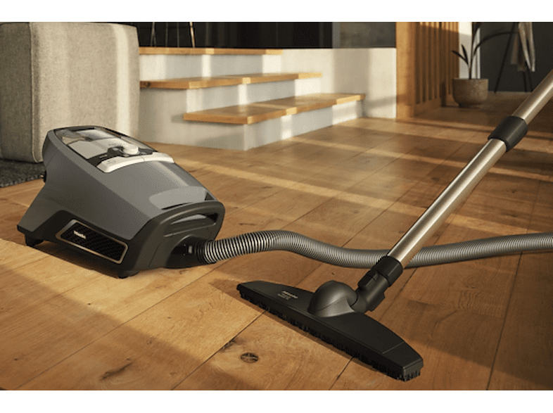 Aspirador sin bolsa - Miele Blizzard CX, Parquel 890 W, 2 l, Autolimpieza, 100 km/h,  Gris