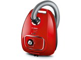 Aspirador con bolsa - Bosch BGBS4PET1, 600 W, 4 l, AirTurbo Plus, Rojo