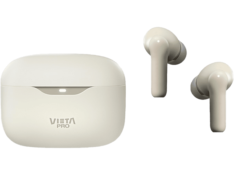 Auriculares True Wireless - Vieta Pro Mute 2, ANC-35db, Dual Pairing, Voice Assistant, 22 h, Blanco