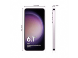 Móvil - Samsung Galaxy S23 5G, Misty Lilac, 128GB, 8GB RAM, 6.1 FHD+, Qualcomm Snapdragon, 3900mAh, Android 13
