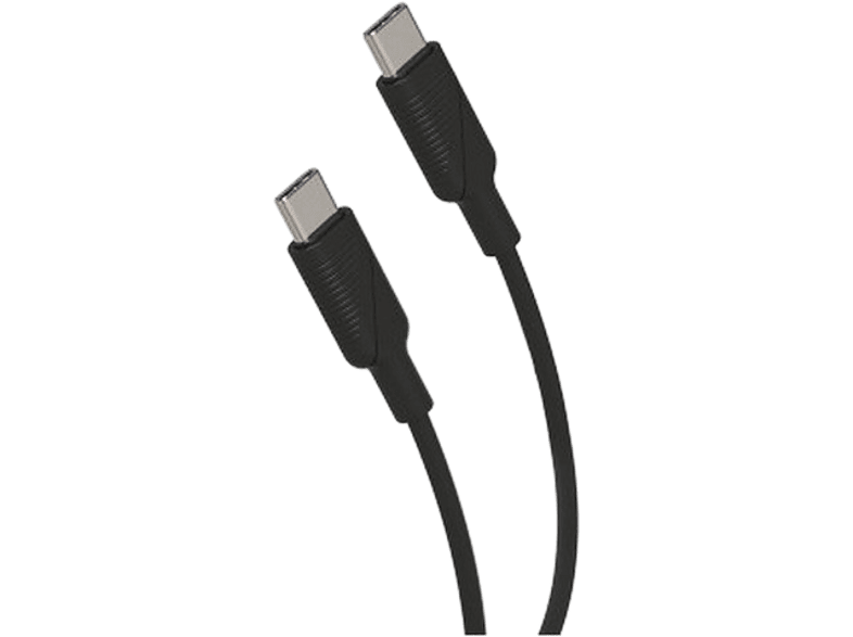 Cargador USB para coche - Muvit MCPAK0046, USB-C, Universal, 20W, 3A, Negro + Cable USB-C