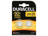 Pilas botón - Duracell DL2025, 3 V, 2 unidades