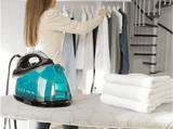 Centro de planchado - Cecotec Fast&Furious 8020 Force, 2700 W, 7 bar, 380 g/min, Sistema Cyclo Clean, Negro