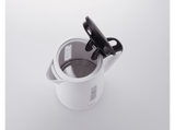 Hervidor de agua - Jata HA701, 1L, 2000W, Sin cable, Blanco