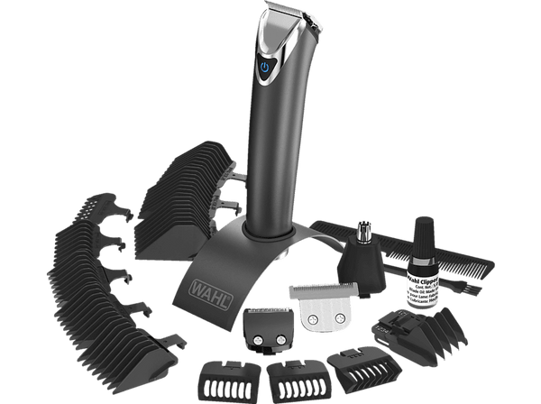 Cortapelos - Wahl 09864-01 Stainless Advanced, Cuchillas de acero inoxidable, 100-240 V, Negro