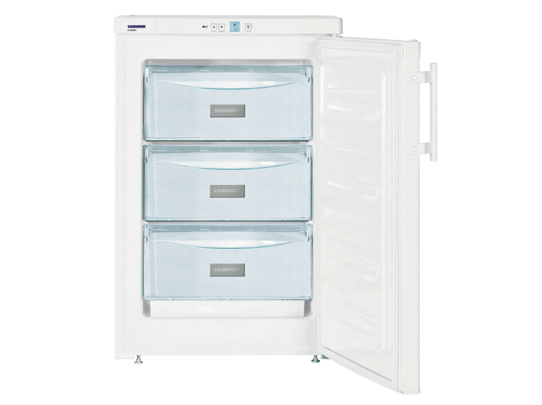 Congelador bajo encimera - Liebherr G1223, 85 cm, Capacidad total de 98 L, 3 cajones, Blanco