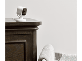 Cámara de seguridad - Amazon Blink Mini, 1080p, Detección de movimiento, Visión nocturna,Talkback,Alexa,Blanco