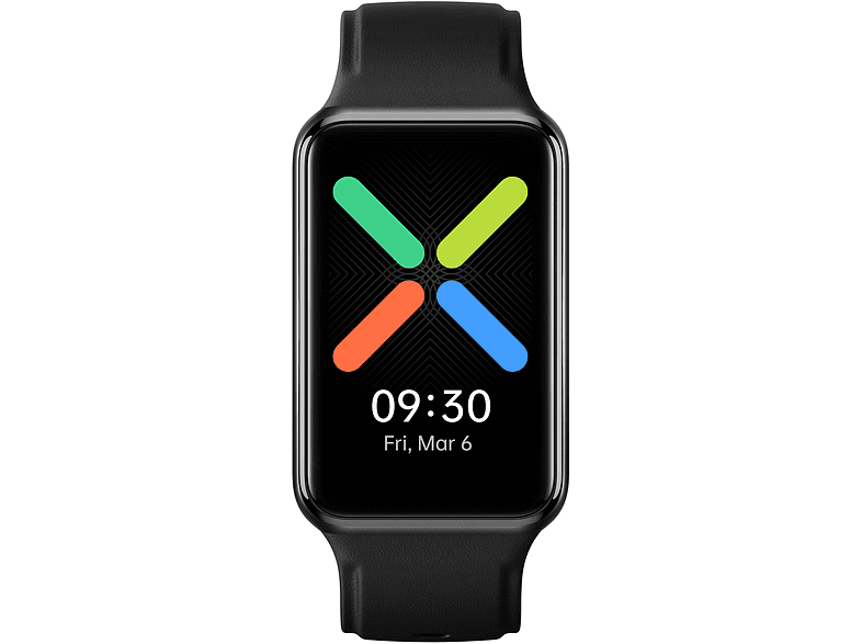 Smartwatch - OPPO Watch Free, AMOLED 1.64, 14 días, SpO2, Resistencia al agua, Cristal 2,5D / PC, Negro