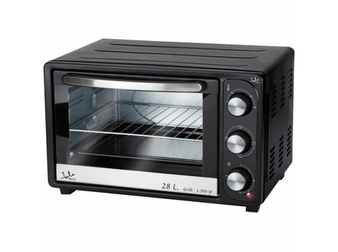 Mini horno - Jata HN928, Potencia 1500 W, Capacidad 28 L, Temporizador de 60 min, Termostato