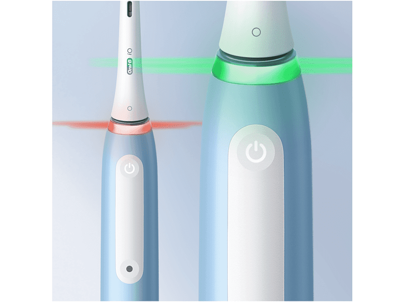 Cepillo eléctrico - Oral-B iO 3S Cepillo De Dientes, 1 Cabezal, 3 Modos, Sensor de presión, Diseñado Por Braun, Azul