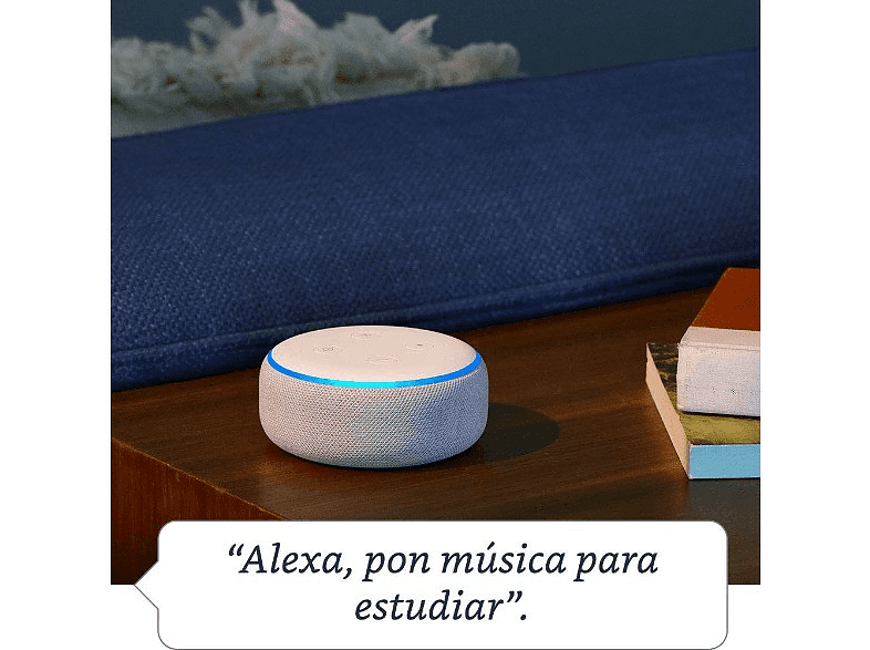 Altavoz inteligente con Alexa - Amazon Echo Dot (3ª Gen), Controlador de Hogar, Antracita