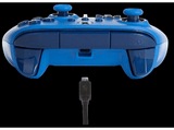 Mando - PowerA Enhanced, Para mando Xbox Series X/S, Cable, USB, Jack 3.5 mm, Azul