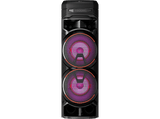 Altavoz Bluetooth - LG RNC9, Luces Multi Color, Efectos DJ. Función karaoke. Efectos de Voz, Negro