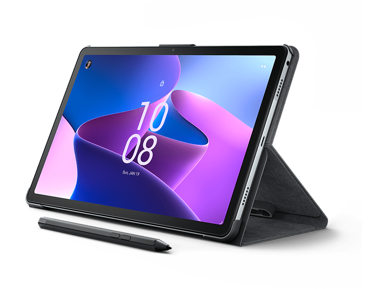 Tablet - Lenovo Tab M10 Plus (3rd Gen) 10,6  DCI 2K, 4GB RAM, 128GB eMCP, WiFi, MediaTek Helio G80, Android™ 12 o posterior, Funda + pen