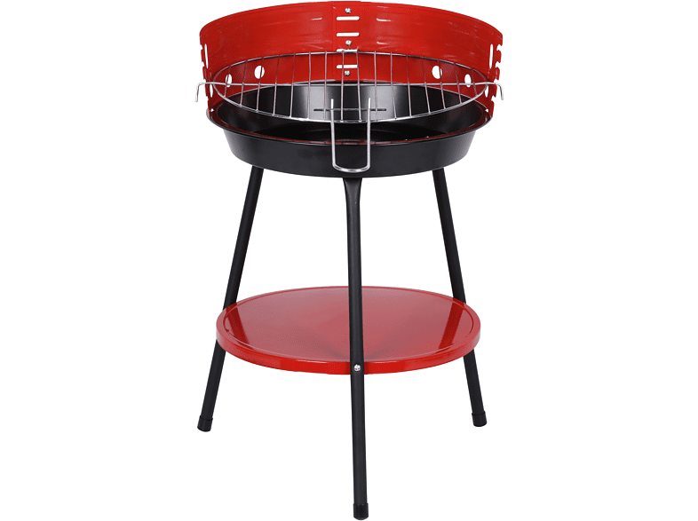 Barbacoa - NK HO33009, Hierro, De pie, 34*34 cm, Rojo