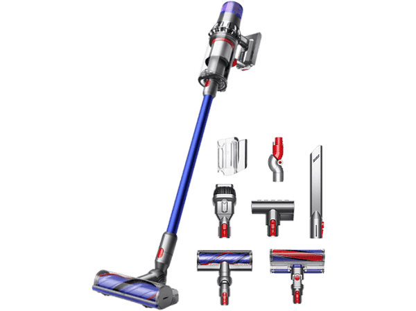 Aspirador escoba - Dyson v11 Absolute, Filtro permanente, Cepillos Intercambiables y Accesorios, 185 W, Autonomía 60 min, Azul