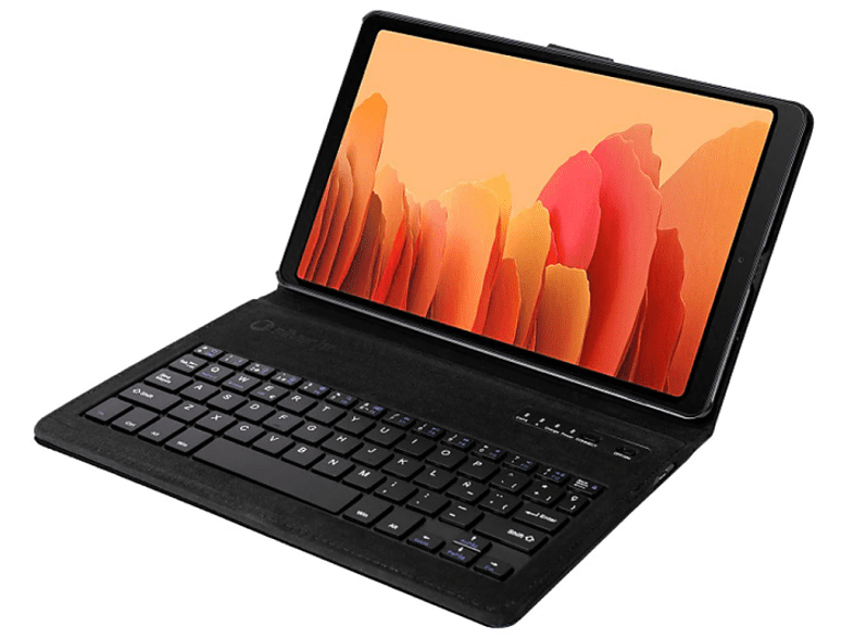 Funda con teclado - Silver HT BLTH WAVE TAB A7 10.4, Para Samsung Tab A7 2020 10.4, Bluetooth 4.0, Rojo