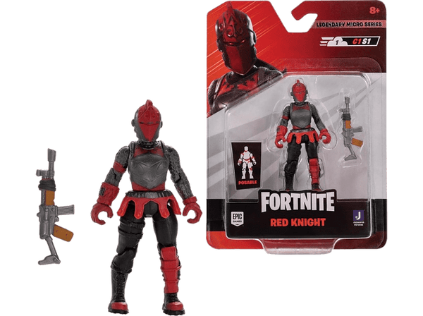 Figura - Sherwood Fornite Red Knight, 7 cm, Rojo